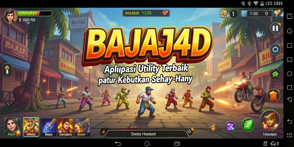 Tampilan antarmuka aplikasi BAJAJ4D yang mudah digunakan.