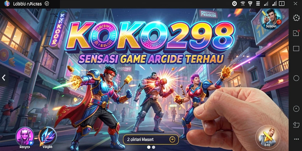 Screenshot gameplay KOKO288 menampilkan aksi seru dalam game Arcade.