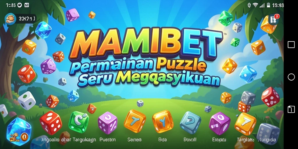 Tampilan gameplay seru MAMIBET dengan tantangan puzzle.