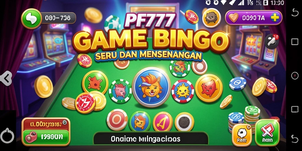 Screenshot gameplay PF777 menunjukkan keseruan bermain Bingo.
