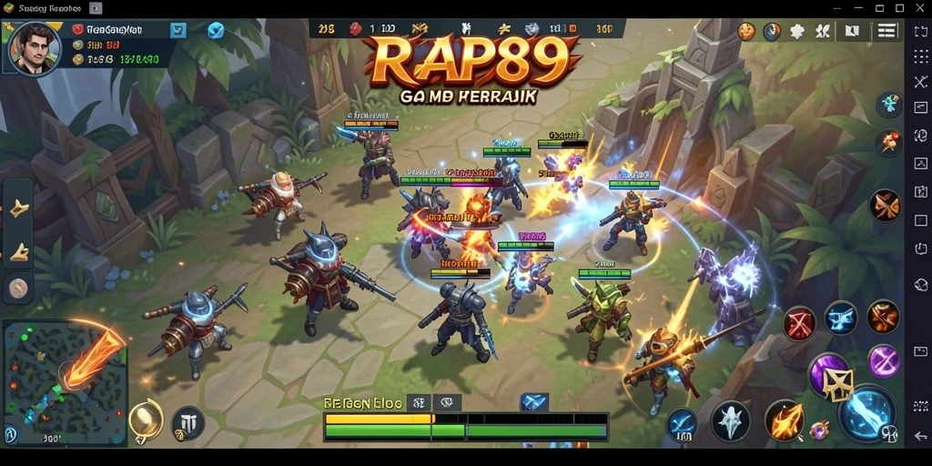Gameplay menyenangkan dengan strategi mendalam dalam RAP89.