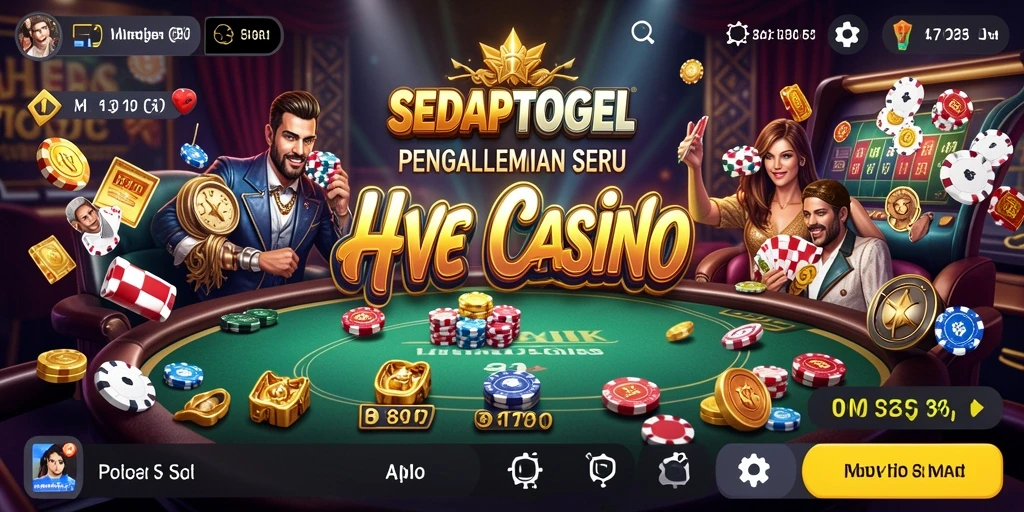 Gameplay Live Casino menarik di SEDAPTOGEL dengan dealer langsung.