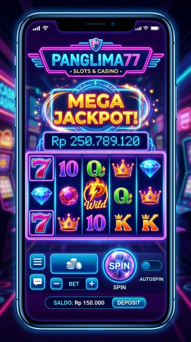 Screenshot aplikasi panglima77 menampilkan antarmuka pengguna yang ramah dan intuitif.
